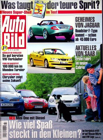 Deckblatt Auto Bild (23/2003)